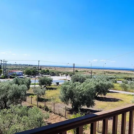 Old Olive Trees 50 M2, 2 Bedrooms, Sea View Apartament Psakoudia